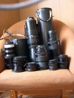 prodám klasické objektivy Zeiss Meyer Gorlitz Pentacon six - 2