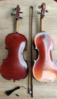 2x staré housle - 2