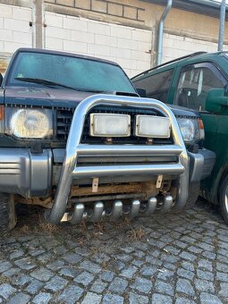 Ochranny ram Pajero, disky mangels, nášlapy aj… - 2