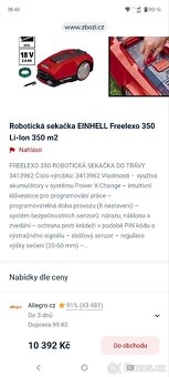 Robotická sekačka Einhell - 2