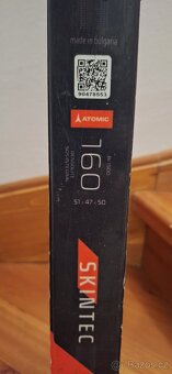 Dětské běžky Atomic PRO C2 SKINTEC JR 160 pro-link váz. - 2
