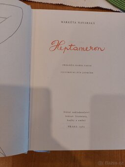 Markéta Navarská Heptameron-ilustrace Ota Janeček - 2