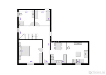 Prodej rodinného domu 3+1 (109 m2), obec Spálov okr. Nový Ji - 2