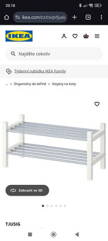 Botník IKEA Tjusig - 2