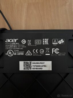 drátová klávesnice Acer PR1101U - 2