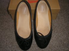 Kožené baleríny zn.Clarks vel.39 - 2