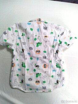 Dětská košile s krátkým rukávem vel. 110 - 2