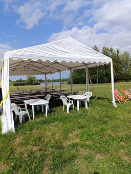 Prodám bytelný kvalitní párty stan 5x10m. - 2