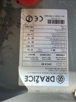 bojler Dražice 80L - 2