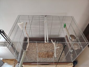 Prostorná klec 2x - 2