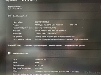 AMD ryzen 7 3700x, 32GB DDR4, 1TB SSD - 2