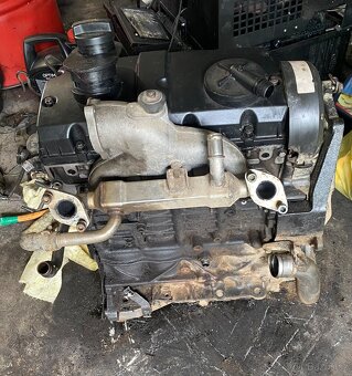 Motor 1.9TDI 85kw typ AUY funkční,celý nebo po dílech - 2
