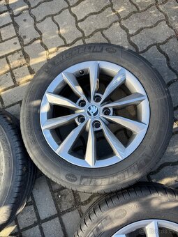 ORIGINÁL Alu Škoda Minoris R16, 5x112 - TOP STAV - 2