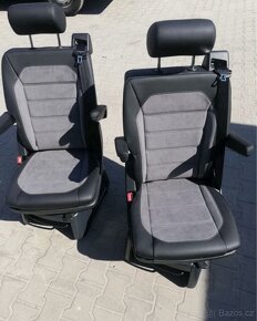 Otočné sedadlo VW Multivan T6 T6.1 Alcantara Palladium - 2