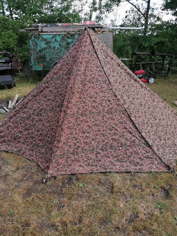 MASKOVANÝ VOJENSKÝ STAN ,,JEHLAN"= KOMPLET TOP . . . . - 2