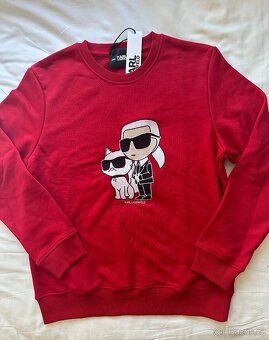 Karl Lagerfeld woman red sweatshirt - 2