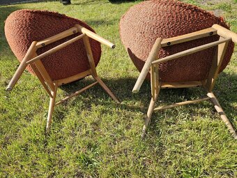 Skořepinová křesílka vhodná k renovaci - 2