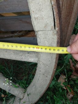 Loukoťové kolo a přední nápravy od žebřiňáku - 2