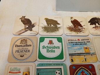 Staré pivní tácky - 32 ks - 2