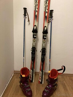 SET lyže carvingové Stöckli 165 cm+ boty Salomon vel 41(7)+ - 2