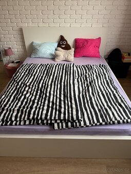 Postel IKEA MALM 160x200cm + rošt - 2
