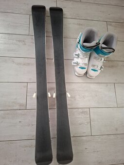 Lyže 110 + lyžáky - 2