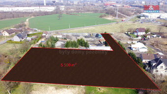 Prodej komerčního pozemku, 5500 m², Vratimov - 2