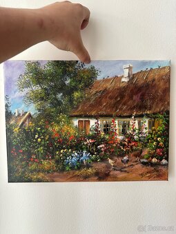 Ručně malovaný obraz z Itálie - 2