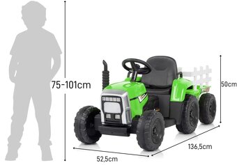 Nový elektrický Traktor Workers s vlečkou - 2