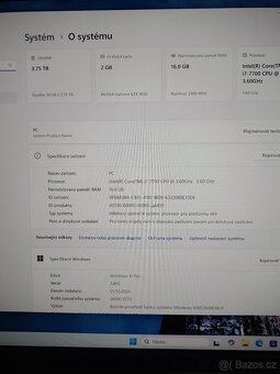 PC i7 7700 win11 pro - 2