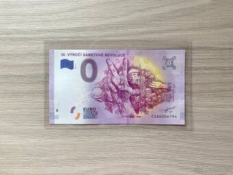 0 Euro Souvenir bankovka 30. výročí sametové revoluce - 2