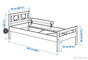 Ikea postel Kritter 160x70cm - 2