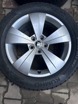 Zimní sada alu kol Škoda Triton 17" na Superb III 215/55 R1 - 2