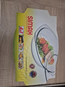 SIMAX Pekáč oválný 2.5 l + víko 1.2 l - 2