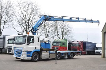DAF CF400 8x2 - plato s hydraulickou rukou HIAB - 2