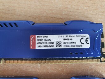 2x4gb ddr3 do PC 1600mhz - 250kč za obě. - 2