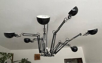 Industriální lustr lampičkový - 2