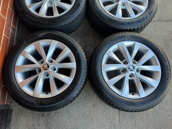 Alu 16" 5x112 škoda Alcatras zimní 90% O3, TOP - 2