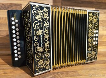 Heligonka (harmonika,akordeon) Hohner jako NOVÁ - 2