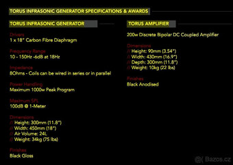 WILSON BENESCH TRINITY + TORUS - 10Hz - 80KHz ULTRAHIGHEND - 2