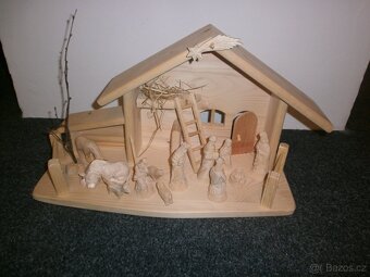 Český dřevěný betlém 14B2 - 2