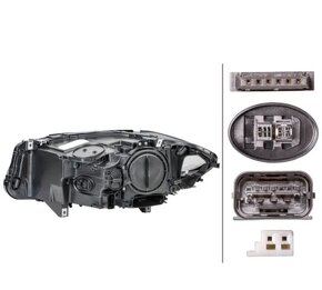 BMW F10 PŘEDNÍ SVĚTLA NOVÉ HELLA BI-XENON - 2