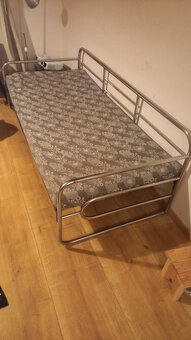 Starožitná chromová postel / pohovka - 2