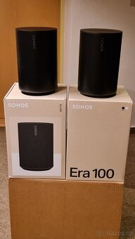 2 ks Sonos ERA 100 - černá barva, nové - 2