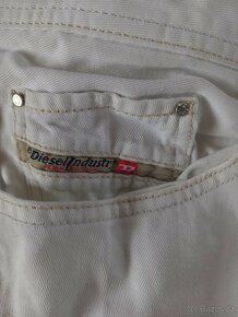 Bílé pánské džíny Disel - 2