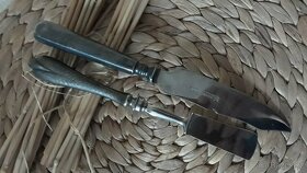 Zwilings 2 staré nože Alpaka - 2