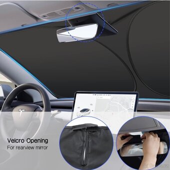 Ochrana proti slunci na čelní sklo pro auto - 2
