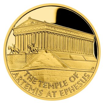 Zlatá 1/10oz mince Sedm divů starověkého světa - Artemidin c - 2