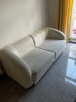 Béžová sametová pohovka 184 cm – Micadoni Home (Miley) - 2
