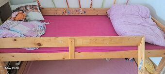 Prodám palandu 140x200, dolní postel 90x200 VESTERVIG - 2